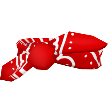 Backwards Red Bandana
